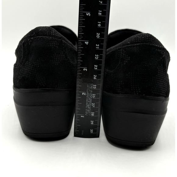 CLARKS Talene Pace Shoe Women's Size 11 Black Wedge Slip On Comfort - Picture 8 of 9